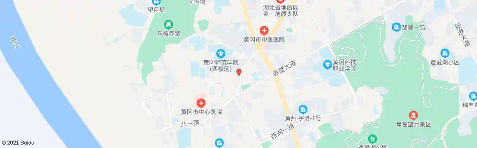 黄冈八一路_公交站地图_黄冈公交_妙搜公交查询2025