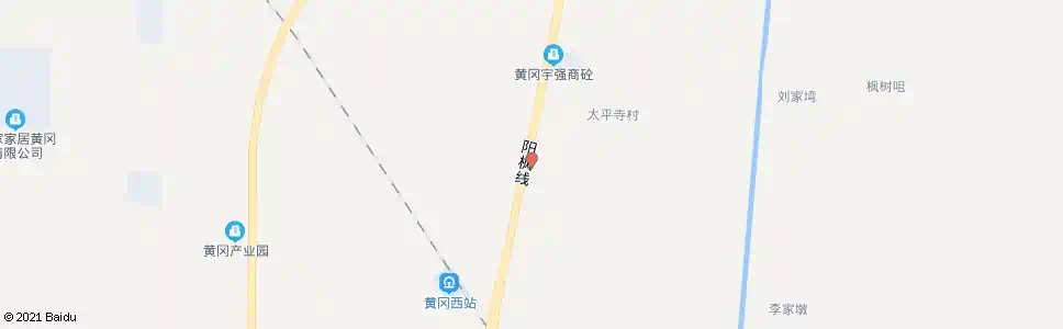 黄冈禹王占岗村_公交站地图_黄冈公交_妙搜公交查询2025