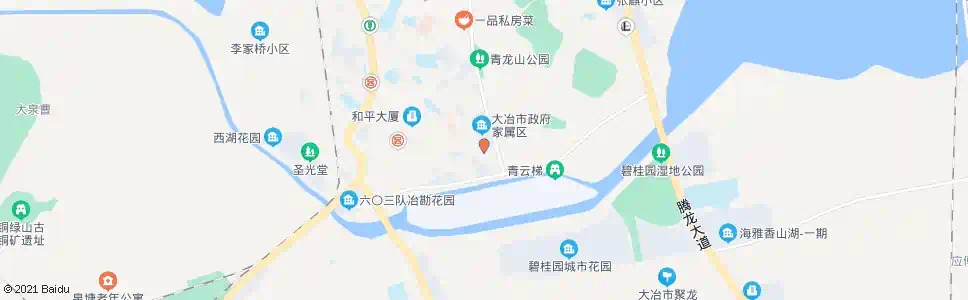 黄石大冶湖滨小区_公交站地图_黄石公交_妙搜公交查询2025