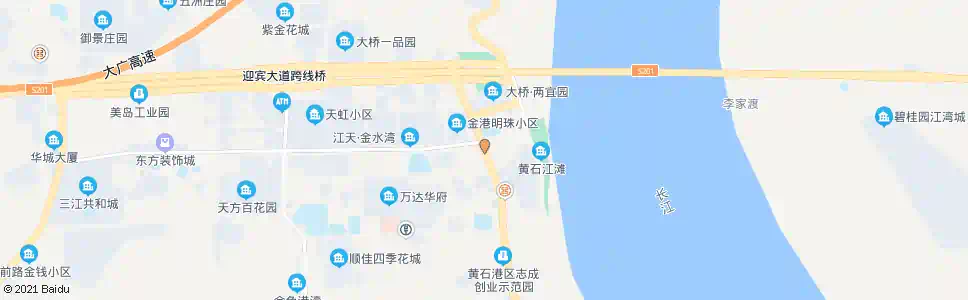 黄石十四中_公交站地图_黄石公交_妙搜公交查询2025
