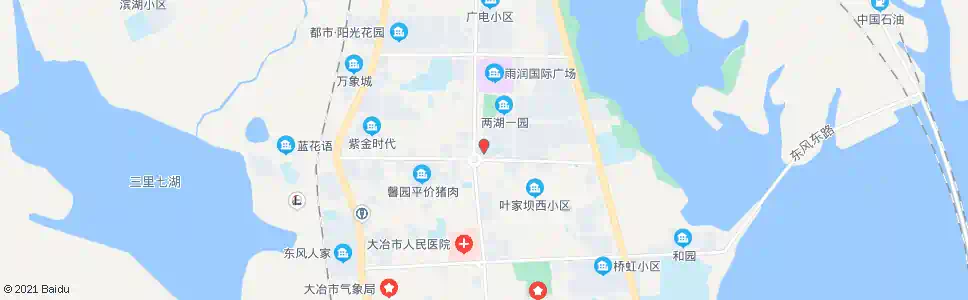 黄石矿业大厦(新冶大道)_公交站地图_黄石公交_妙搜公交查询2025