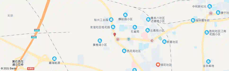 黄石新下陆邮局_公交站地图_黄石公交_妙搜公交查询2025