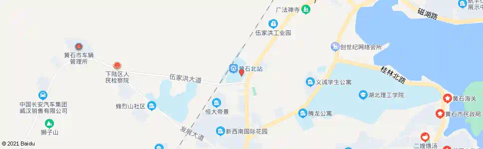 黄石团城山停车场_公交站地图_黄石公交_妙搜公交查询2025