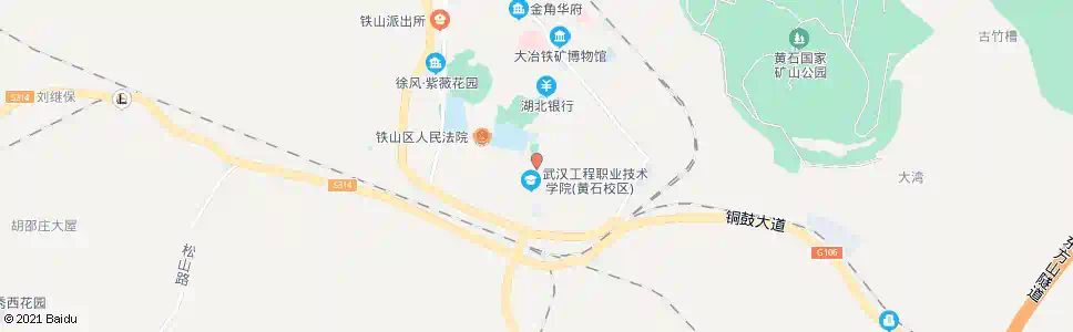 黄石五中_公交站地图_黄石公交_妙搜公交查询2025