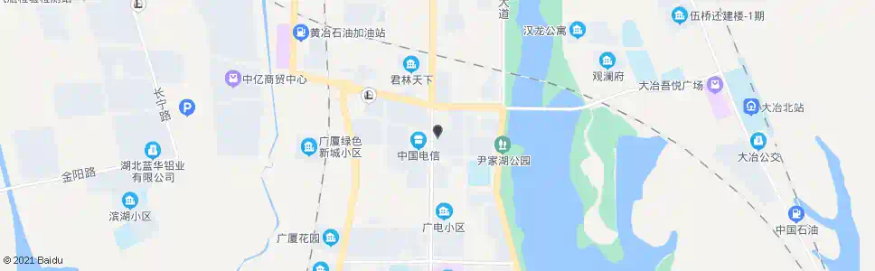 黄石大冶农业银行_公交站地图_黄石公交_妙搜公交查询2025