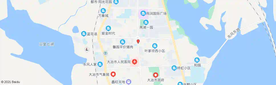 黄石大冶水务局_公交站地图_黄石公交_妙搜公交查询2025