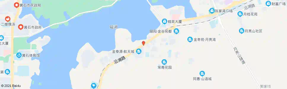 黄石牧羊湖(沿湖路)_公交站地图_黄石公交_妙搜公交查询2025