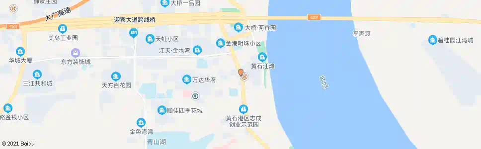 黄石新街口_公交站地图_黄石公交_妙搜公交查询2025
