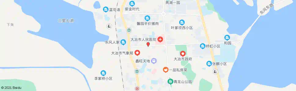 黄石荟萃路口_公交站地图_黄石公交_妙搜公交查询2025