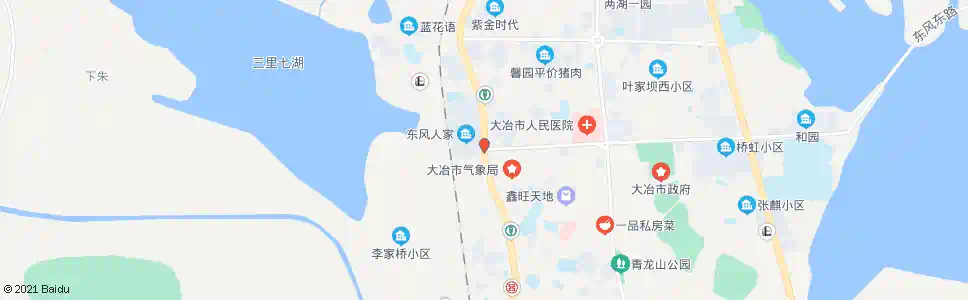 黄石大冶东风路口_公交站地图_黄石公交_妙搜公交查询2025