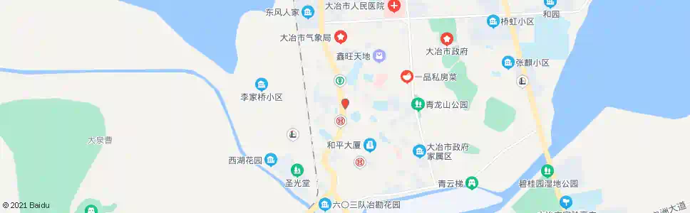 黄石大冶建筑公司_公交站地图_黄石公交_妙搜公交查询2025