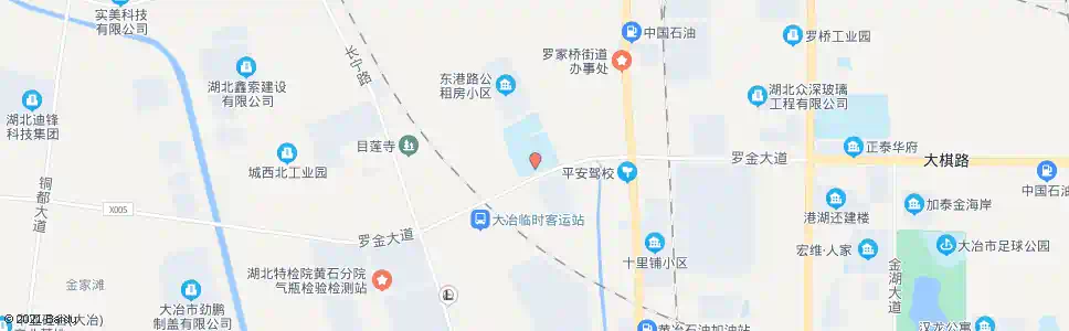 黄石罗桥二路_公交站地图_黄石公交_妙搜公交查询2025