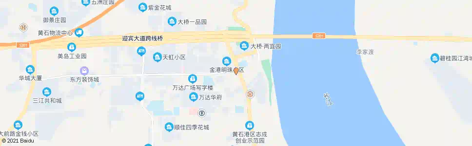 黄石七医院_公交站地图_黄石公交_妙搜公交查询2025