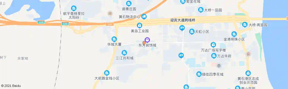 黄石花湖派出所_公交站地图_黄石公交_妙搜公交查询2025