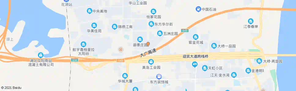 黄石天行御景庄园_公交站地图_黄石公交_妙搜公交查询2025