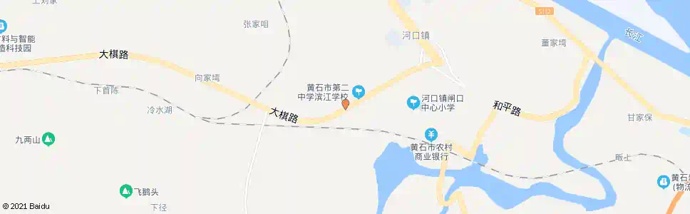 黄石河口邮政所_公交站地图_黄石公交_妙搜公交查询2025
