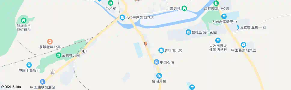 黄石六中_公交站地图_黄石公交_妙搜公交查询2025
