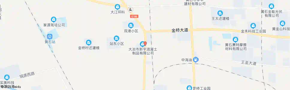 黄石徐家铺_公交站地图_黄石公交_妙搜公交查询2025