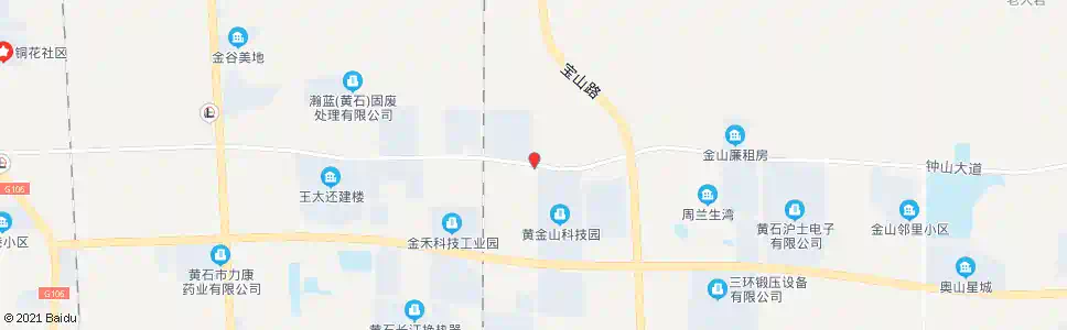 黄石黄金山科技园北门_公交站地图_黄石公交_妙搜公交查询2025