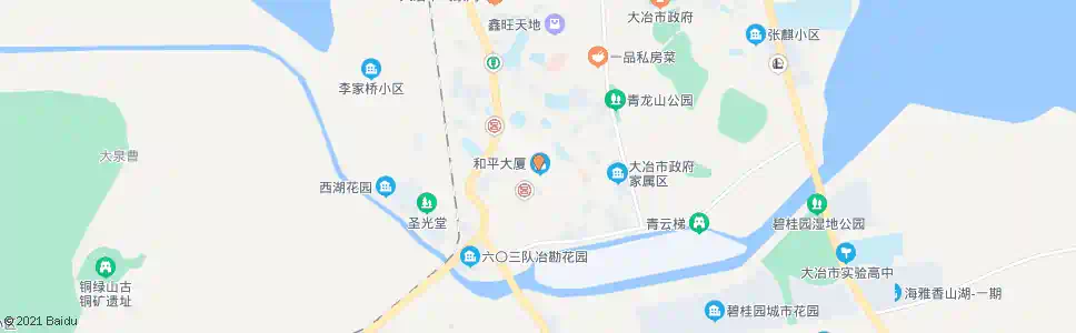 黄石大冶敬业场_公交站地图_黄石公交_妙搜公交查询2025