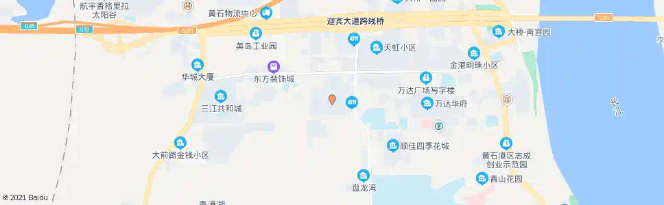 黄石天方小区(湖滨大道)_公交站地图_黄石公交_妙搜公交查询2025