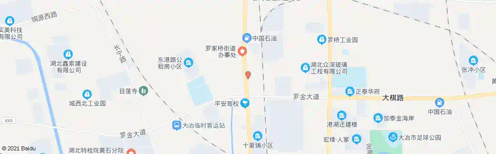 黄石鸭儿垅_公交站地图_黄石公交_妙搜公交查询2025