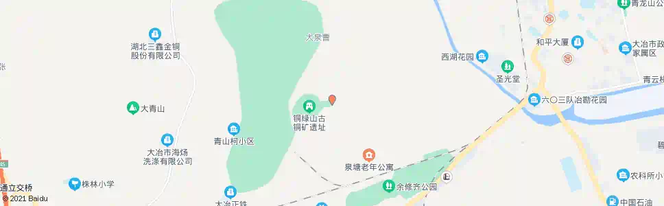 黄石古铜矿遗址_公交站地图_黄石公交_妙搜公交查询2025