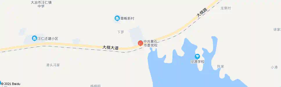 黄石党校_公交站地图_黄石公交_妙搜公交查询2025