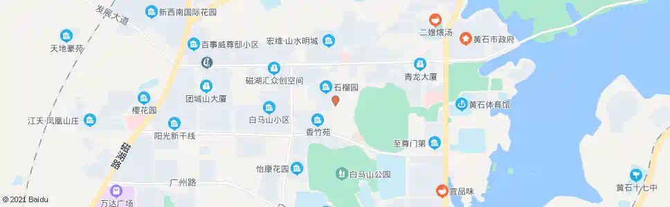 黄石团城山派出所_公交站地图_黄石公交_妙搜公交查询2025
