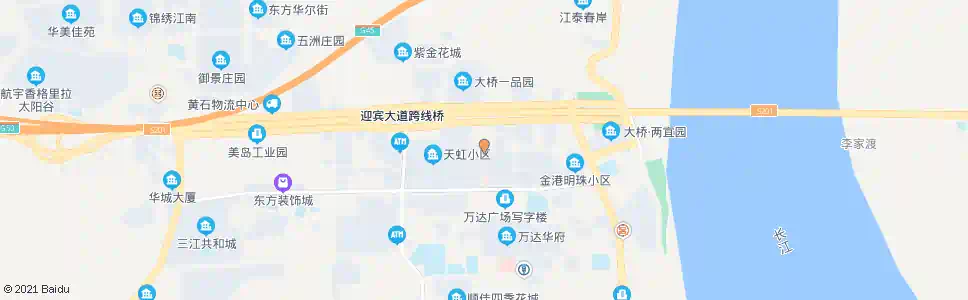 黄石彩虹路_公交站地图_黄石公交_妙搜公交查询2025