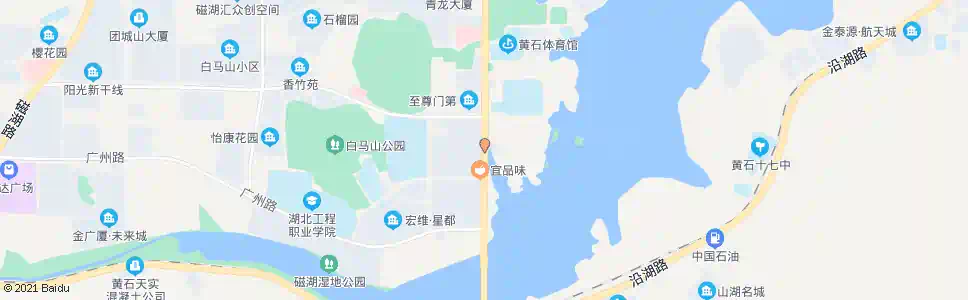 黄石琥珀山庄_公交站地图_黄石公交_妙搜公交查询2025