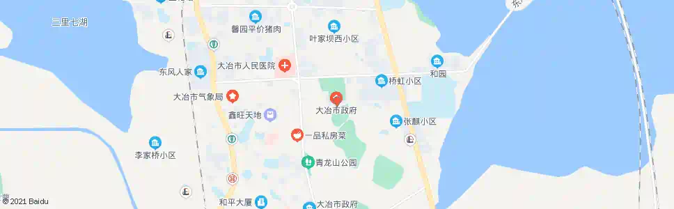黄石大冶市看守所_公交站地图_黄石公交_妙搜公交查询2025
