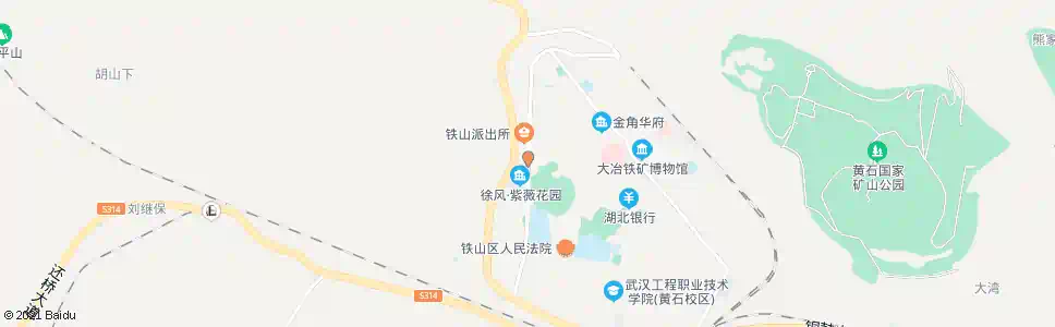 黄石紫薇花园_公交站地图_黄石公交_妙搜公交查询2025