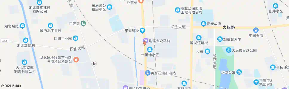 黄石罗桥派出所_公交站地图_黄石公交_妙搜公交查询2025