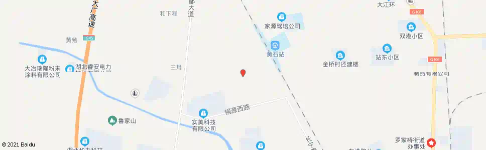 黄石铜录山路(临时停靠)_公交站地图_黄石公交_妙搜公交查询2025