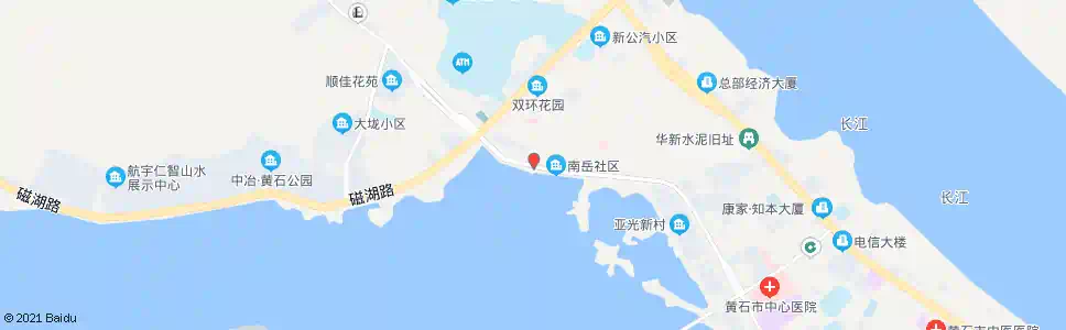 黄石桂花广场(湖滨大道)_公交站地图_黄石公交_妙搜公交查询2025