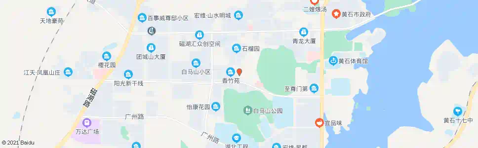 黄石丰竹园(临时停靠)_公交站地图_黄石公交_妙搜公交查询2025