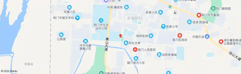 荆门关公小区_公交站地图_荆门公交_妙搜公交查询2025