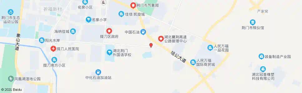 荆门双泉小学_公交站地图_荆门公交_妙搜公交查询2025