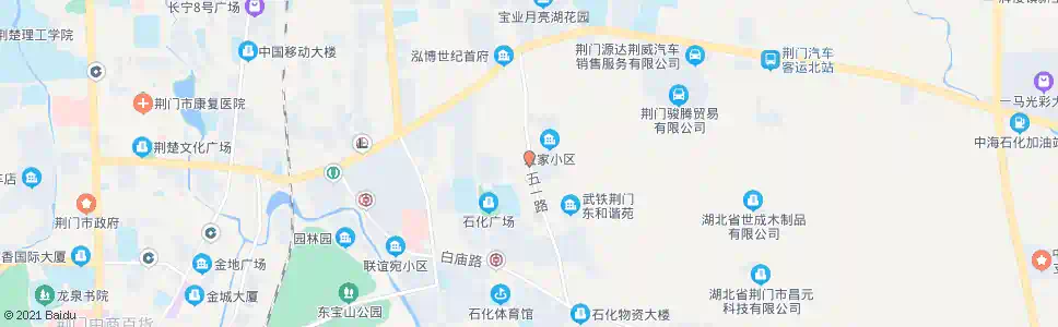 荆门五一路_公交站地图_荆门公交_妙搜公交查询2025