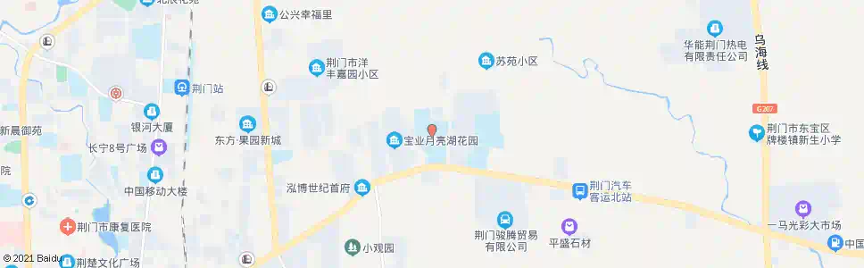 荆门白庙中学_公交站地图_荆门公交_妙搜公交查询2025