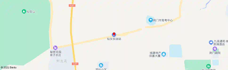 荆门双仙加油站_公交站地图_荆门公交_妙搜公交查询2025
