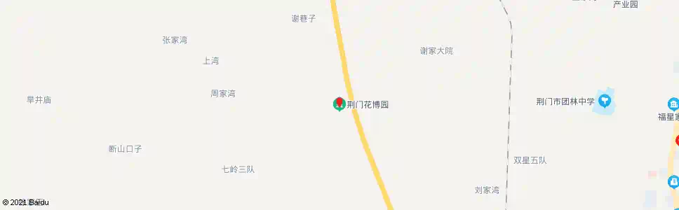 荆门花园小区_公交站地图_荆门公交_妙搜公交查询2025