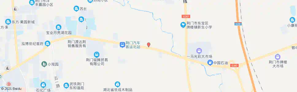 荆门供水维修处_公交站地图_荆门公交_妙搜公交查询2025