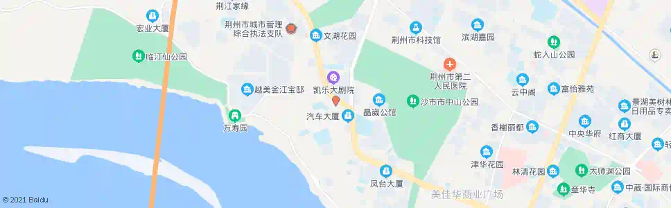 荆州自行车厂_公交站地图_荆州公交_妙搜公交查询2025