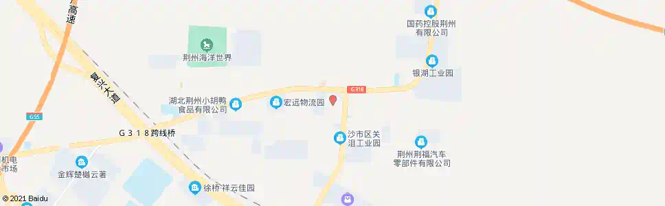 荆州十号路口_公交站地图_荆州公交_妙搜公交查询2025