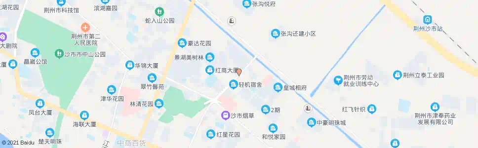 荆州三纺_公交站地图_荆州公交_妙搜公交查询2025
