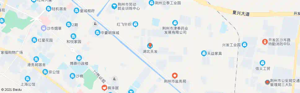 荆州天发_公交站地图_荆州公交_妙搜公交查询2025