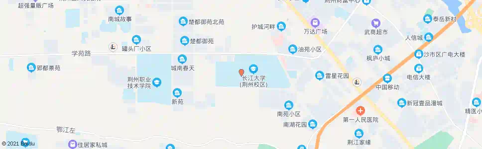 荆州教育学院_公交站地图_荆州公交_妙搜公交查询2025