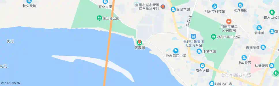 荆州万寿公园_公交站地图_荆州公交_妙搜公交查询2025